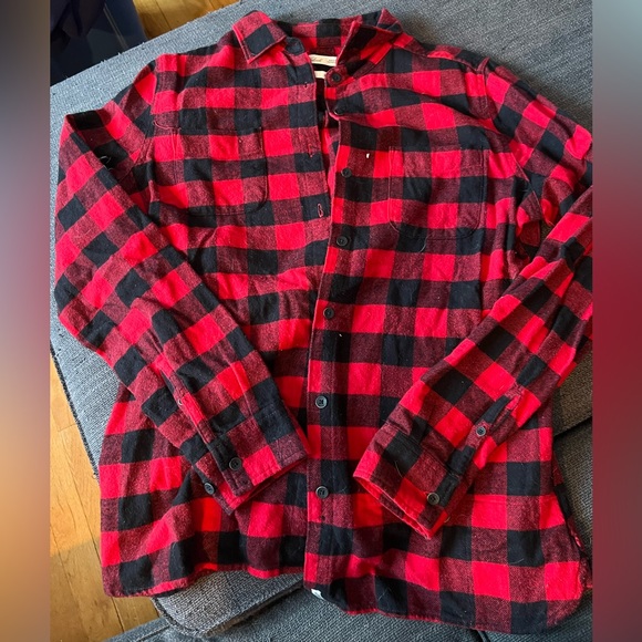 Woolrich x Pemberton Women’s Flannel Buffalo Plaid Shirt M - Picture 3 of 3